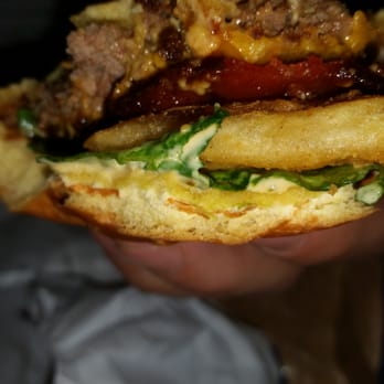 Burger Heights - This one was better than my pink burger! - Burgers Near Me - New York, New York
