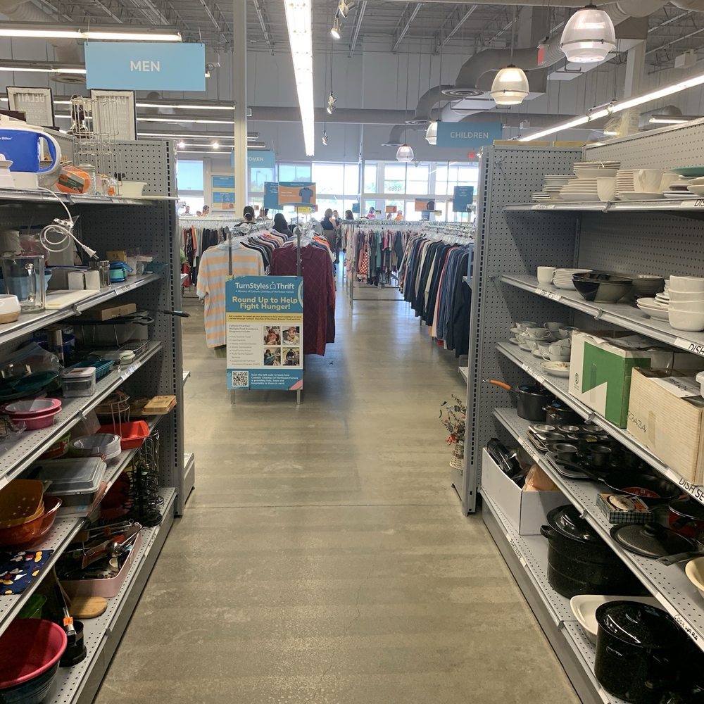 TurnStyles Thrift - Dishware and kitchen goods - Thrift Stores Near Me - Overland Park, Kansas TurnStyles Thrift - Dishware and kitchen goods - Thrift Stores Near Me - Overland Park, Kansas