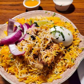 Paradise Street Eats & Biryani - Chicken biryani with egg - Indian Near Me - Detroit, Michigan