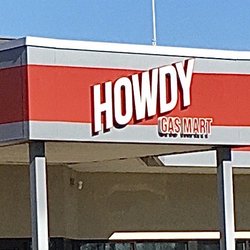 Conoco - Howdy is a local convenience store name.
