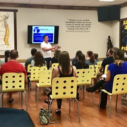 Beacon of Life Chiropractic - Dr. Dan delivering the Doctor's Report where we lay the foundation for the care we provide at Beacon of Life!