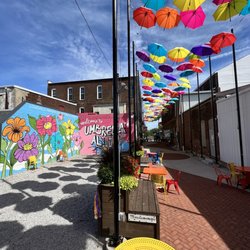 Umbrella Alley - From the back area