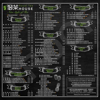 Royal Tea House - Our newest menu with lots of new drinks! - Bubble Tea Near Me - Calgary, Alberta Royal Tea House - Our newest menu with lots of new drinks! - Bubble Tea Near Me - Calgary, Alberta