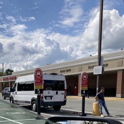 Reliable Transportation - I saw this driver, twice, go around 2, then later 1 car, nudge into and stop traffic in Randolph on Rt 139. plate LV97272 Van105 8/23/21