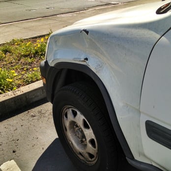 JJ Auto Body - Before: damaged fender - Body Shops Near Me - Houston, Texas JJ Auto Body - Before: damaged fender - Body Shops Near Me - Houston, Texas