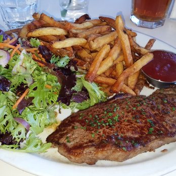 Gracie's Luncheonette - Steak and fries. Tender and cooked to order. Good! - American Near Me - Leeds, New York