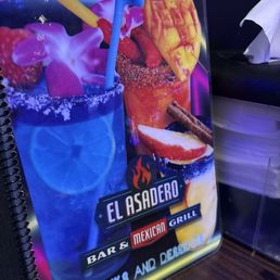 Drink menu