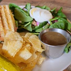 Goodies On Commerce - Lunch: Combo, Classic Club, Bacon Spinach Salad, & Chips