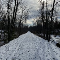 Upper Charles River Trail - Upper Charles trail in the winter