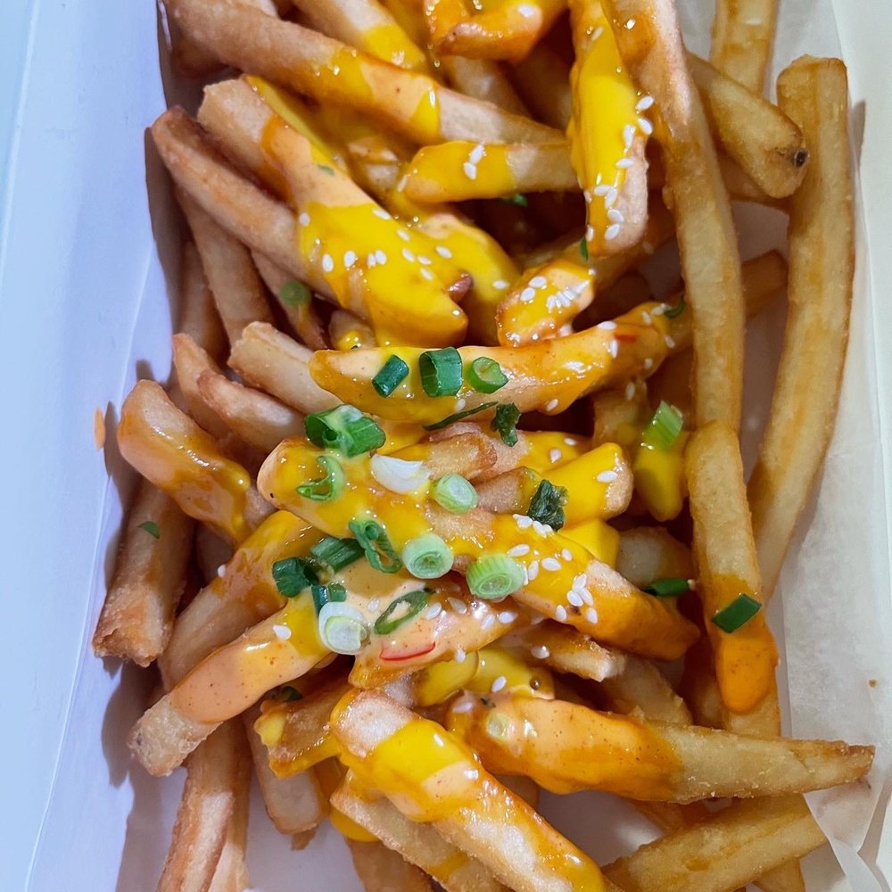 So-Ju Chikn' - Cheese fries - Korean Near Me - Melbourne, Florida So-Ju Chikn' - Cheese fries - Korean Near Me - Melbourne, Florida