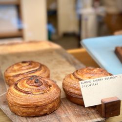 Almond cherry escargot