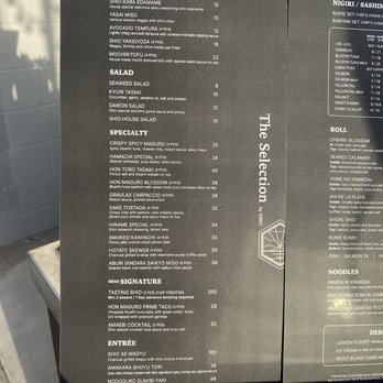 Shio - Shio menu - Japanese Near Me - La Jolla, California