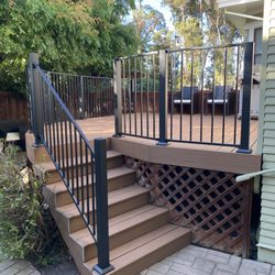 Craftsman Decks - Refresh of an existing deck with new low-maintenance decking and railings