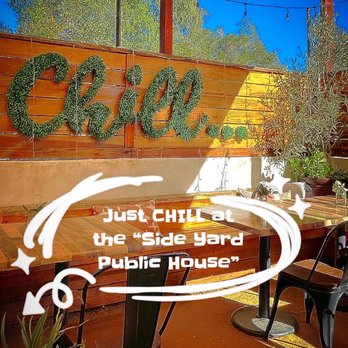 Side Yard Public House - Outside patio - Sports Bars Near Me - Escondido, California Side Yard Public House - Outside patio - Sports Bars Near Me - Escondido, California