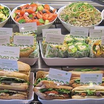 La Prep - a display of sandwiches and salads - Breakfast & Brunch Near Me - Toronto, Ontario