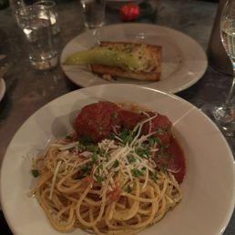 Stuffed Banana Peppers, Spaghetti & Hand-Made Meatballs