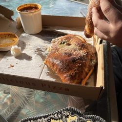 Village Pizzeria & Deli - Chicken bacon ranch calzone with GRILLED chicken. Very important