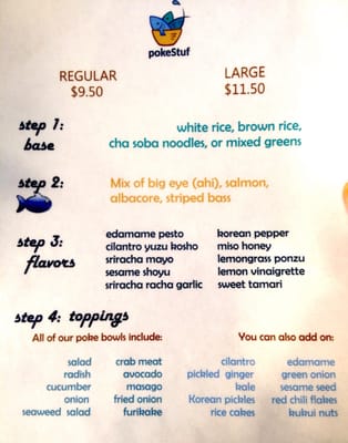 Menu photo 8 Pokestuf Alhambra, CA