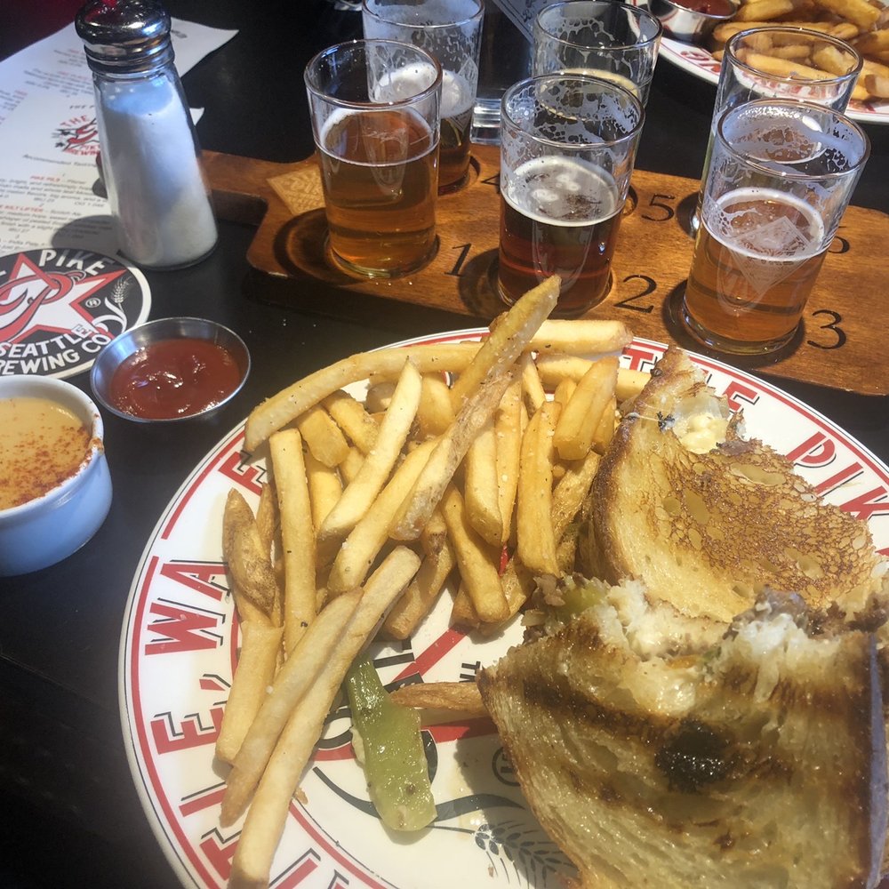 Pike Brewing Company - The sourdough cheese steak. - Brewpubs Near Me - Seattle, Washington Pike Brewing Company - The sourdough cheese steak. - Brewpubs Near Me - Seattle, Washington
