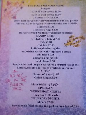 Menu photo 3 Point On Main Waukesha, WI Menu photo 3 Point On Main Waukesha, WI