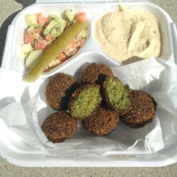 Falafel Express - Falafel plate $8 includes pita bread