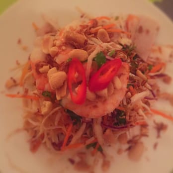 Pho Viet - This is one of the tastiest salads I've ever had. And MASSIVE. Goi Tom Thit - pork, prawn, served with the most amazing sauce. - Vietnamese Near Me - Dublin, D