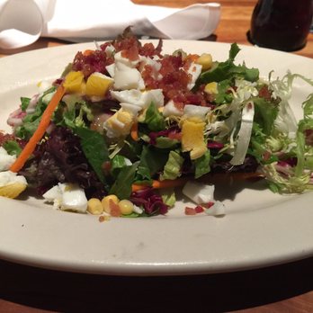 Houston's Restaurant - House Salad Cesar dressing. Very good! - New American Near Me - Irvine, California