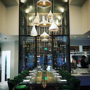Allora - Wine cellar display - Wine Bars Near Me - Sacramento, California