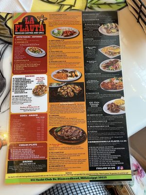 Menu photo 1 La Flauta Cantina and Grill Diamondhead, MS