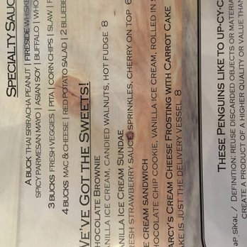 Two Penguins Tap & Grill - Desert menu - Beer Gardens Near Me - Centennial, Colorado Two Penguins Tap & Grill - Desert menu - Beer Gardens Near Me - Centennial, Colorado