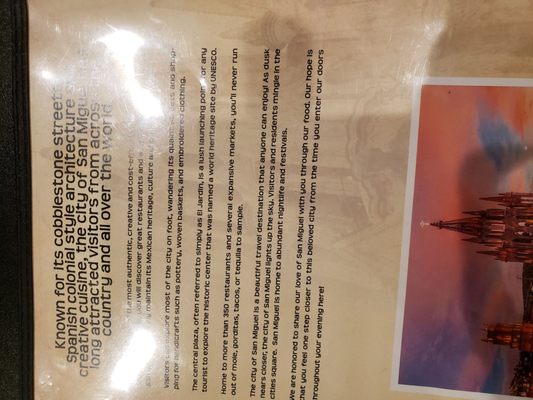 Menu photo 3 San Miguel New Port Richey, FL Menu photo 3 San Miguel New Port Richey, FL