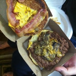 Wendy's - This was supposed to be their bacon, cheddar and portabella mushroom burger. It was NASTY! What does it look like to you?