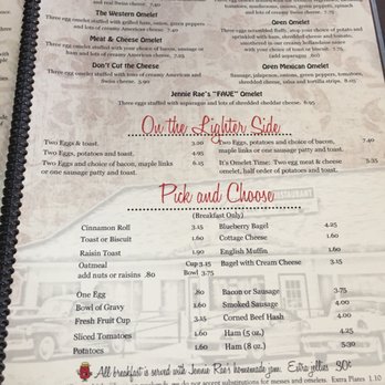 Jennie Rae’s Restaurant - Desserts Near Me - Rolling Prairie, Indiana