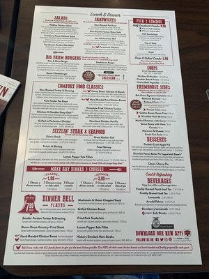 Menu photo 2 Bob Evans Niagara Falls, NY
