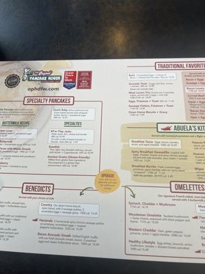 Menu photo 7 The Original Pancake house Grapevine, TX