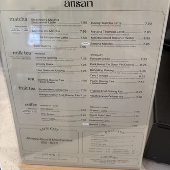 Arisan - Menu - Coffee & Tea Near Me - Sunnyvale, California