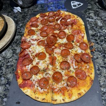 Topgolf - Pepperoni hot honey flat bread - Golf Near Me - Auburn Hills, Michigan Topgolf - Pepperoni hot honey flat bread - Golf Near Me - Auburn Hills, Michigan