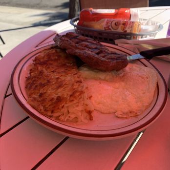 Coral Cafe - Coral steak and eggs with hash browns - American Near Me - Burbank, California Coral Cafe - Coral steak and eggs with hash browns - American Near Me - Burbank, California