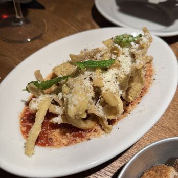 Mazzo - ROMAN-STYLE DEEP FRIED BEEF TRIPE, MINT, PECORINO ROMANO - Italian Near Me - Rome, RM
