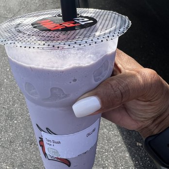 Kung Fu Tea Cerritos - Taro Slush - no filled to the top - 4/8/23 - Coffee & Tea Near Me - Artesia, California Kung Fu Tea Cerritos - Taro Slush - no filled to the top - 4/8/23 - Coffee & Tea Near Me - Artesia, California
