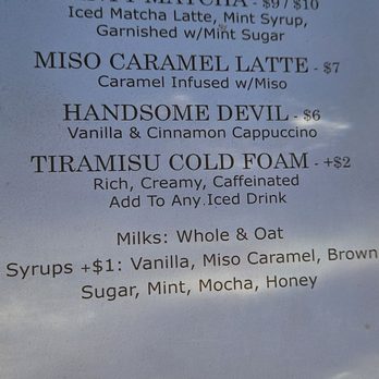 Beaurista Coffee - Menu - Coffee & Tea Near Me - Del Mar, California
