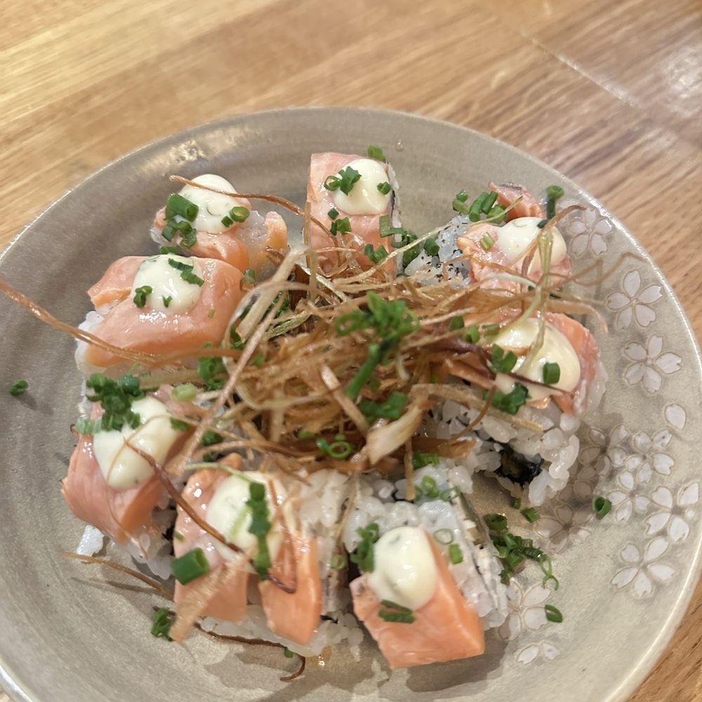 Yellowtail special roll Yellowtail special roll