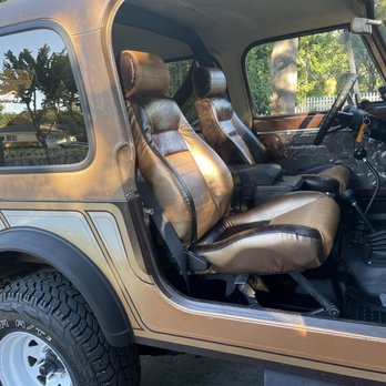 Supreme Interiors - New redo of our 85 CJ7 interior. Off the charts!! Thanks Supreme, most outstanding and excellent and the best!! Thanks Joe! - Furniture Reupholstery Near Me - Oakland, California