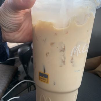 McDonald's - Iced coffee with an extra espresso shot - Fast Food Near Me - Lindsay, California