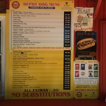 Depot Hot Dogs - Hot Dogs Near Me - Portage, Indiana