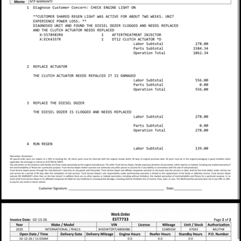 Arrow Truck Sales - The bill that ntp and arrow refuse to help me with - Commercial Truck Dealers Near Me - Conley, Georgia Arrow Truck Sales - The bill that ntp and arrow refuse to help me with - Commercial Truck Dealers Near Me - Conley, Georgia