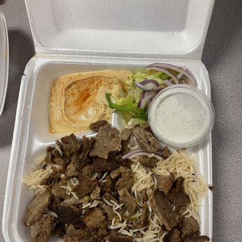 SBK Middle Eastern Food - Gyro Plate (or lack thereof) - Food Trucks Near Me - Austin, Texas