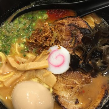 Blackbeard Ramen - Spicy Miso, Large w/ egg as an added extra - Ramen Near Me - Cliffside Park, New Jersey