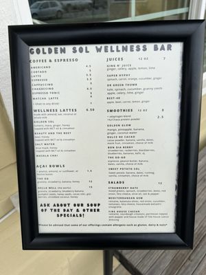 Golden Sol Wellness Bar by null