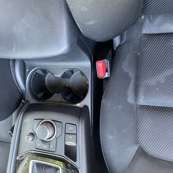 Aace Mobile Detailing - Before really bad stain on drivers side - Auto Detailing Near Me